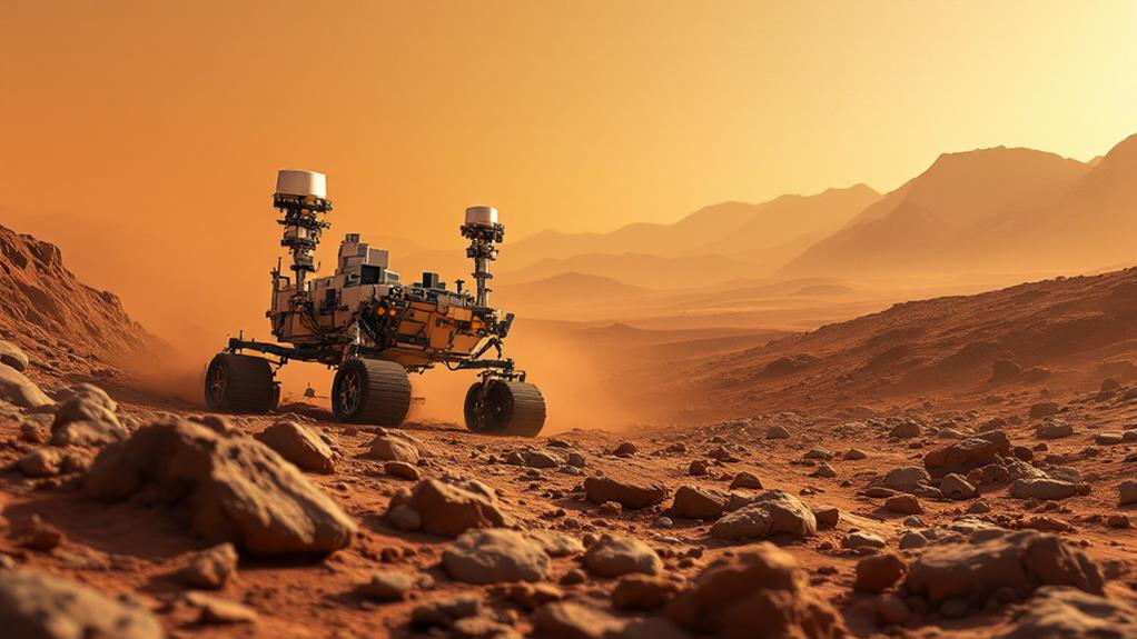 curiosity rover explores mars