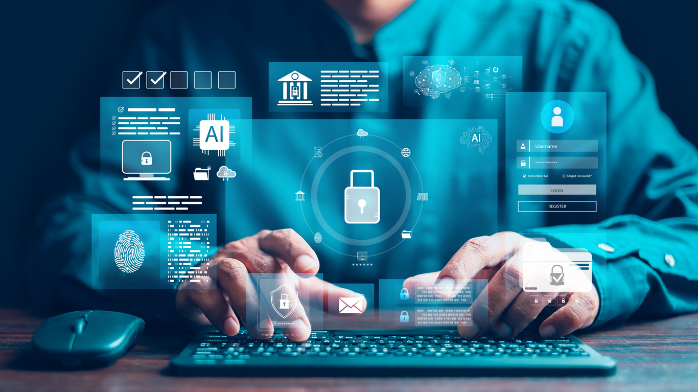 Cyber security concept