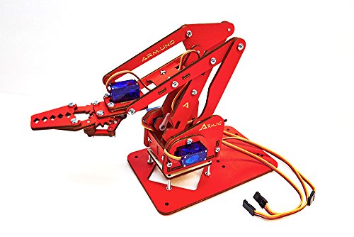 MeArm DIY Arduino Robot Arm Kit with MeCon Pro Motion Control Software