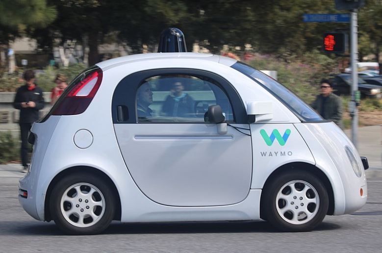 a driverless car by Waymo