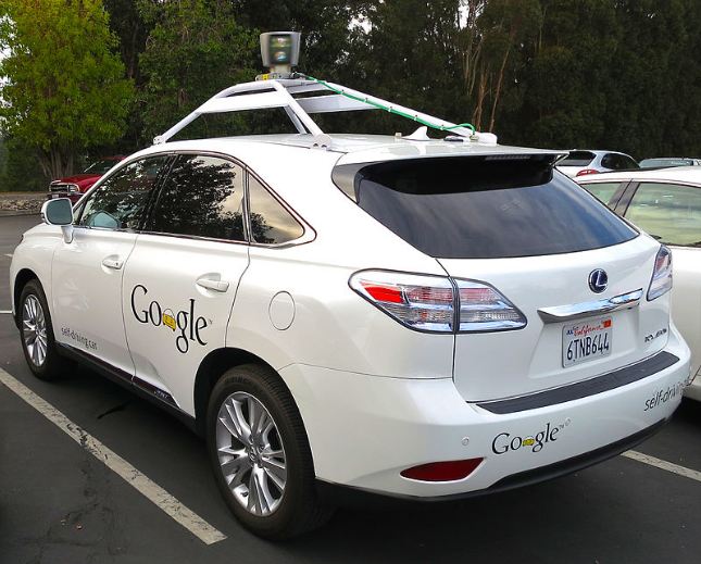 a self-driving car by Google